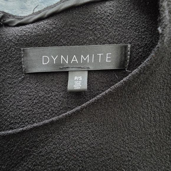 Dynamite Classic Black Midi Dress - Picture 5 of 5